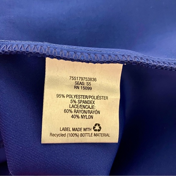 Blue Business Causal Metaphor Dress - Picture 4 of 5